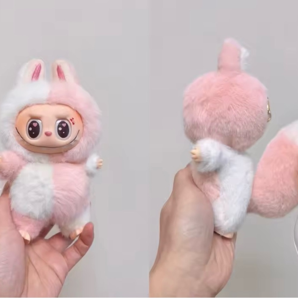 Labubu * Zimomo * Dreamy Lattice * Pink & White